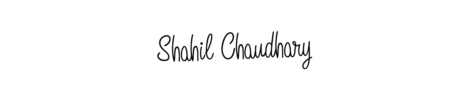 Here are the top 10 professional signature styles for the name Shahil Chaudhary. These are the best autograph styles you can use for your name. Shahil Chaudhary signature style 5 images and pictures png