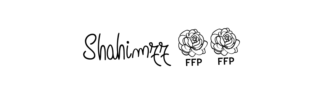 Design your own signature with our free online signature maker. With this signature software, you can create a handwritten (Angelique-Rose-font-FFP) signature for name Shahimzz 24. Shahimzz 24 signature style 5 images and pictures png