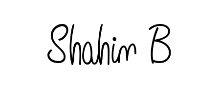 It looks like you need a new signature style for name Shahin B. Design unique handwritten (Angelique-Rose-font-FFP) signature with our free signature maker in just a few clicks. Shahin B signature style 5 images and pictures png