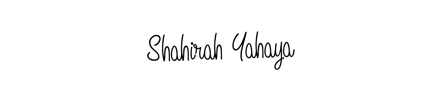 Also we have Shahirah Yahaya name is the best signature style. Create professional handwritten signature collection using Angelique-Rose-font-FFP autograph style. Shahirah Yahaya signature style 5 images and pictures png