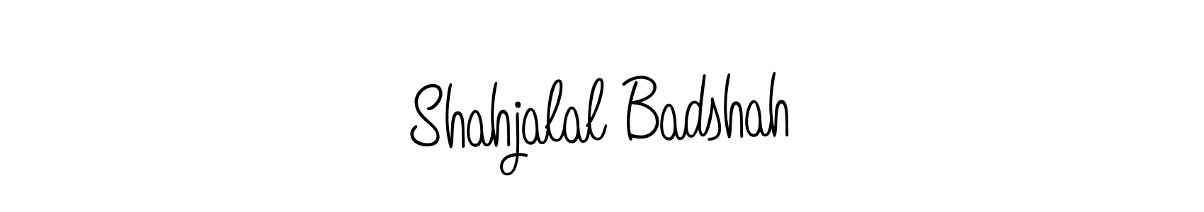 How to make Shahjalal Badshah name signature. Use Angelique-Rose-font-FFP style for creating short signs online. This is the latest handwritten sign. Shahjalal Badshah signature style 5 images and pictures png