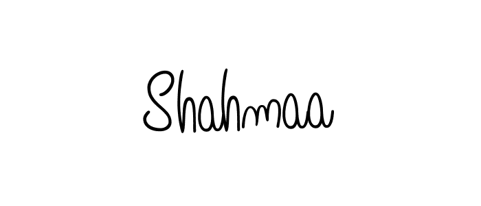 Design your own signature with our free online signature maker. With this signature software, you can create a handwritten (Angelique-Rose-font-FFP) signature for name Shahmaa. Shahmaa signature style 5 images and pictures png