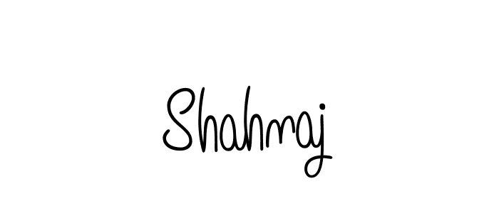 Make a beautiful signature design for name Shahnaj. With this signature (Angelique-Rose-font-FFP) style, you can create a handwritten signature for free. Shahnaj signature style 5 images and pictures png