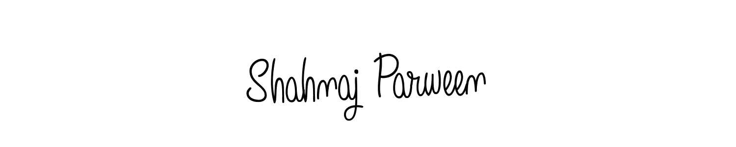 Use a signature maker to create a handwritten signature online. With this signature software, you can design (Angelique-Rose-font-FFP) your own signature for name Shahnaj Parween. Shahnaj Parween signature style 5 images and pictures png