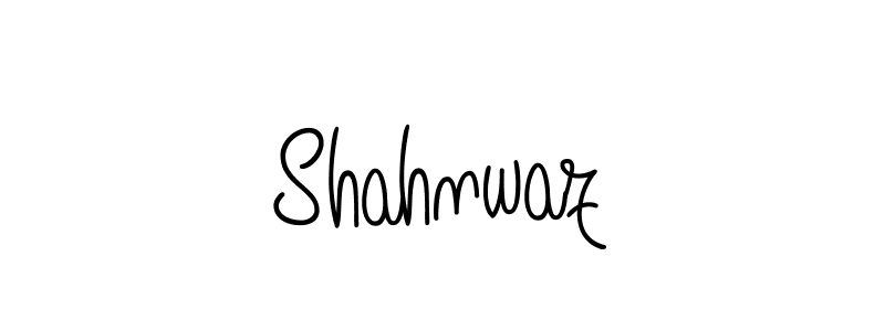 How to make Shahnwaz name signature. Use Angelique-Rose-font-FFP style for creating short signs online. This is the latest handwritten sign. Shahnwaz signature style 5 images and pictures png