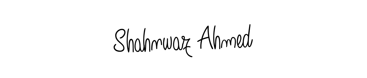 Shahnwaz Ahmed stylish signature style. Best Handwritten Sign (Angelique-Rose-font-FFP) for my name. Handwritten Signature Collection Ideas for my name Shahnwaz Ahmed. Shahnwaz Ahmed signature style 5 images and pictures png