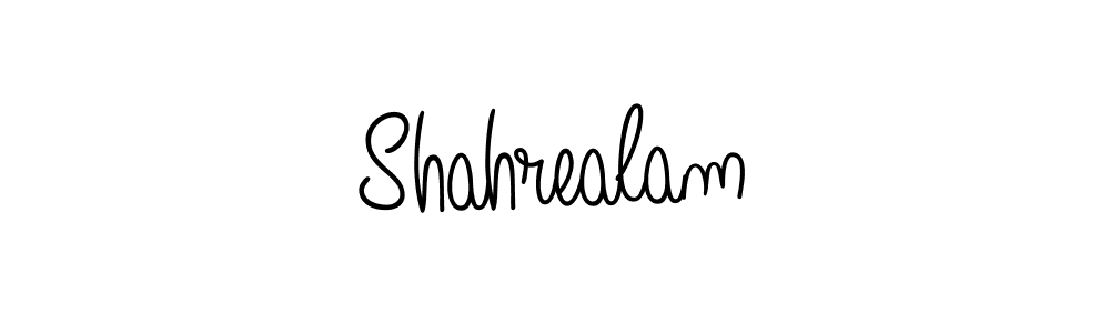 You should practise on your own different ways (Angelique-Rose-font-FFP) to write your name (Shahrealam) in signature. don't let someone else do it for you. Shahrealam signature style 5 images and pictures png