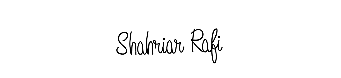 Make a beautiful signature design for name Shahriar Rafi. With this signature (Angelique-Rose-font-FFP) style, you can create a handwritten signature for free. Shahriar Rafi signature style 5 images and pictures png