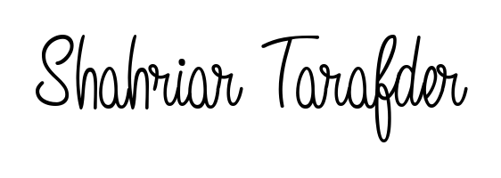 Upgrade your professional image with Shahriar Tarafder signature created with Angelique-Rose-font-FFP font. Fast, free, and watermark-free download. Shahriar Tarafder signature style 5 images and pictures png