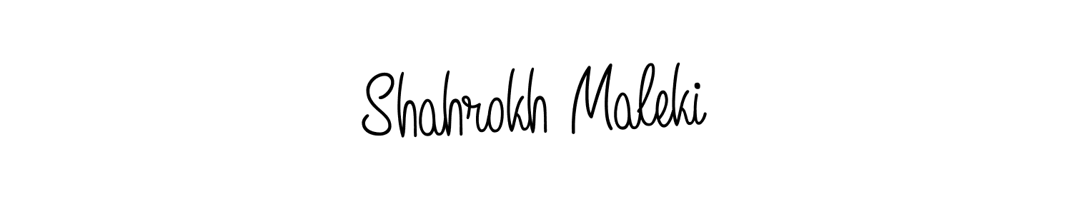 Make a short Shahrokh Maleki signature style. Manage your documents anywhere anytime using Angelique-Rose-font-FFP. Create and add eSignatures, submit forms, share and send files easily. Shahrokh Maleki signature style 5 images and pictures png