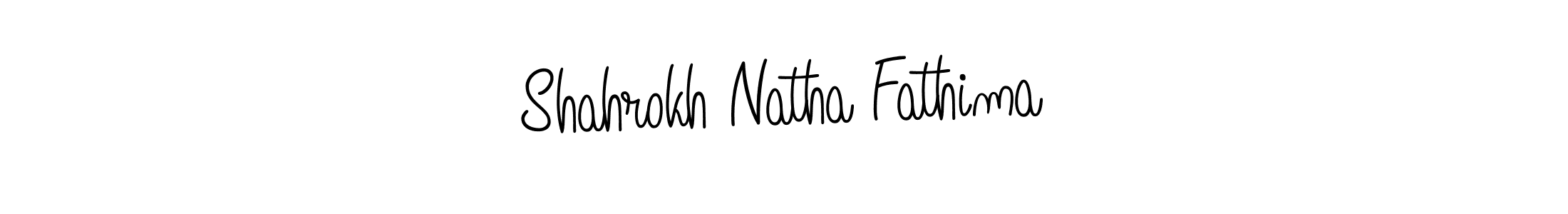 Also we have Shahrokh Natha Fathima name is the best signature style. Create professional handwritten signature collection using Angelique-Rose-font-FFP autograph style. Shahrokh Natha Fathima signature style 5 images and pictures png