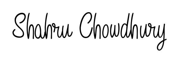 Make a beautiful signature design for name Shahru Chowdhury. Use this online signature maker to create a handwritten signature for free. Shahru Chowdhury signature style 5 images and pictures png