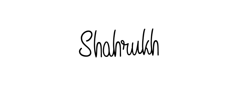 Design your own signature with our free online signature maker. With this signature software, you can create a handwritten (Angelique-Rose-font-FFP) signature for name Shahrukh. Shahrukh signature style 5 images and pictures png