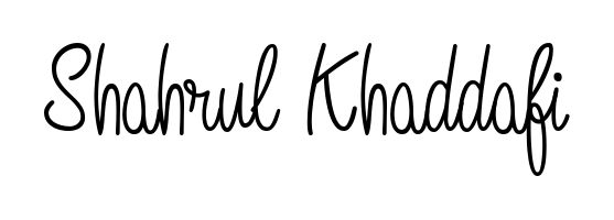 Style your name Shahrul Khaddafi with confidence using Angelique-Rose-font-FFP signature design. Simple, elegant, and ready for immediate document use. Shahrul Khaddafi signature style 5 images and pictures png