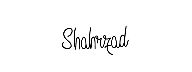 Make a beautiful signature design for name Shahrzad. With this signature (Angelique-Rose-font-FFP) style, you can create a handwritten signature for free. Shahrzad signature style 5 images and pictures png