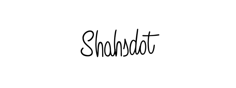 Use a signature maker to create a handwritten signature online. With this signature software, you can design (Angelique-Rose-font-FFP) your own signature for name Shahsdot. Shahsdot signature style 5 images and pictures png