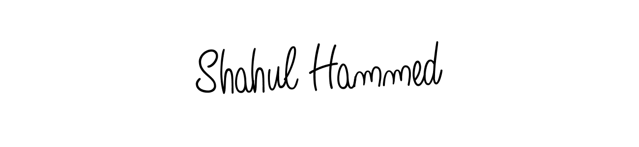 How to make Shahul Hammed signature? Angelique-Rose-font-FFP is a professional autograph style. Create handwritten signature for Shahul Hammed name. Shahul Hammed signature style 5 images and pictures png