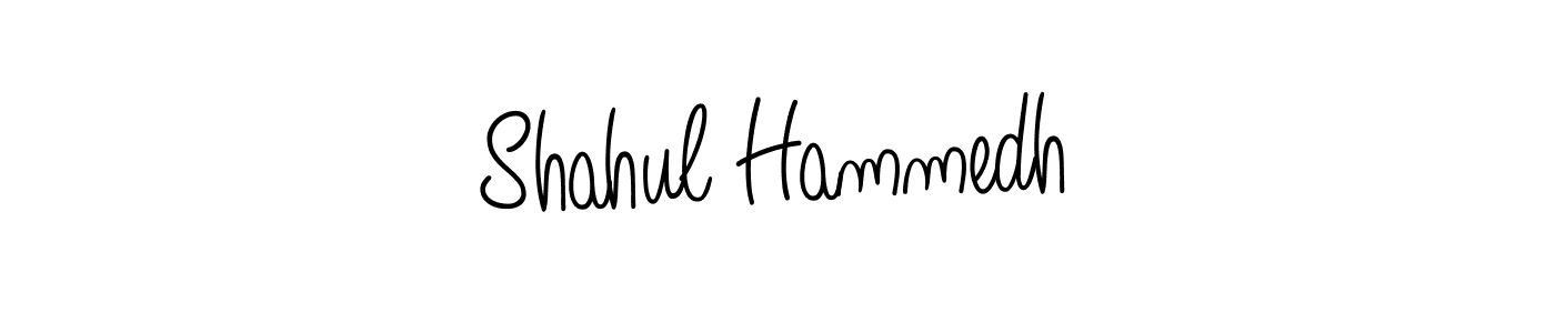 Shahul Hammedh stylish signature style. Best Handwritten Sign (Angelique-Rose-font-FFP) for my name. Handwritten Signature Collection Ideas for my name Shahul Hammedh. Shahul Hammedh signature style 5 images and pictures png