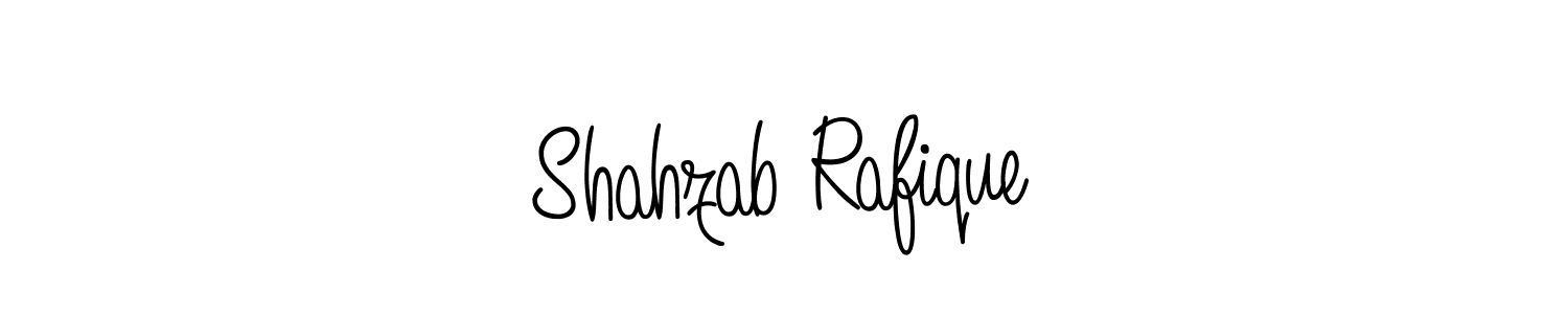 Make a short Shahzab Rafique signature style. Manage your documents anywhere anytime using Angelique-Rose-font-FFP. Create and add eSignatures, submit forms, share and send files easily. Shahzab Rafique signature style 5 images and pictures png
