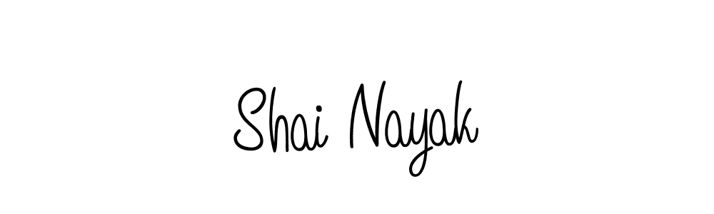 How to Draw Shai Nayak signature style? Angelique-Rose-font-FFP is a latest design signature styles for name Shai Nayak. Shai Nayak signature style 5 images and pictures png