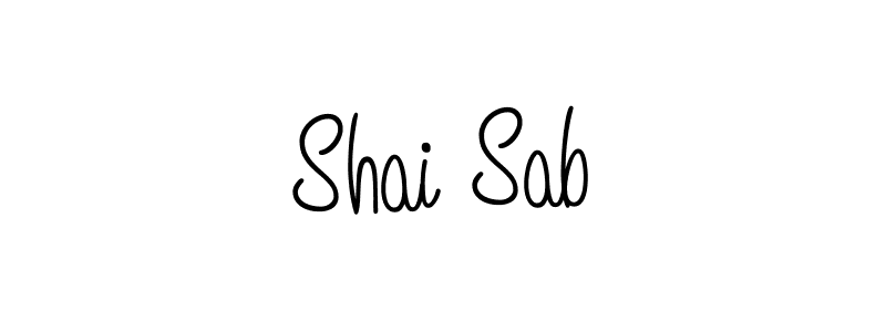 You can use this online signature creator to create a handwritten signature for the name Shai Sab. This is the best online autograph maker. Shai Sab signature style 5 images and pictures png