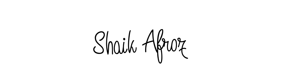 Create a beautiful signature design for name Shaik Afroz. With this signature (Angelique-Rose-font-FFP) fonts, you can make a handwritten signature for free. Shaik Afroz signature style 5 images and pictures png