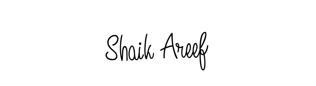 The best way (Angelique-Rose-font-FFP) to make a short signature is to pick only two or three words in your name. The name Shaik Areef include a total of six letters. For converting this name. Shaik Areef signature style 5 images and pictures png