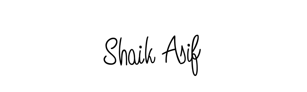 Design your own signature with our free online signature maker. With this signature software, you can create a handwritten (Angelique-Rose-font-FFP) signature for name Shaik Asif. Shaik Asif signature style 5 images and pictures png