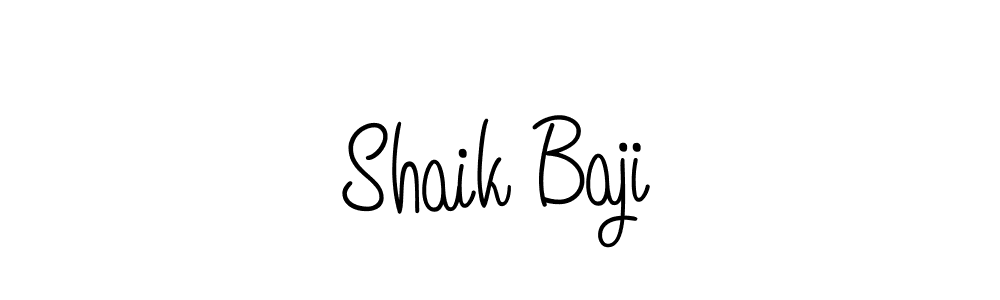 How to make Shaik Baji signature? Angelique-Rose-font-FFP is a professional autograph style. Create handwritten signature for Shaik Baji name. Shaik Baji signature style 5 images and pictures png