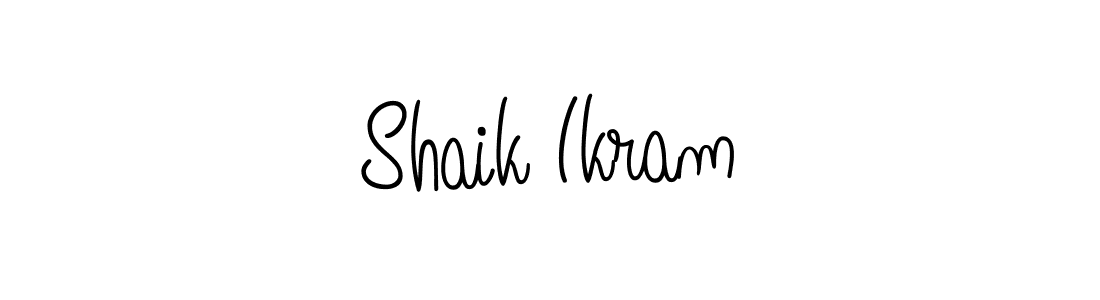 Also we have Shaik Ikram name is the best signature style. Create professional handwritten signature collection using Angelique-Rose-font-FFP autograph style. Shaik Ikram signature style 5 images and pictures png