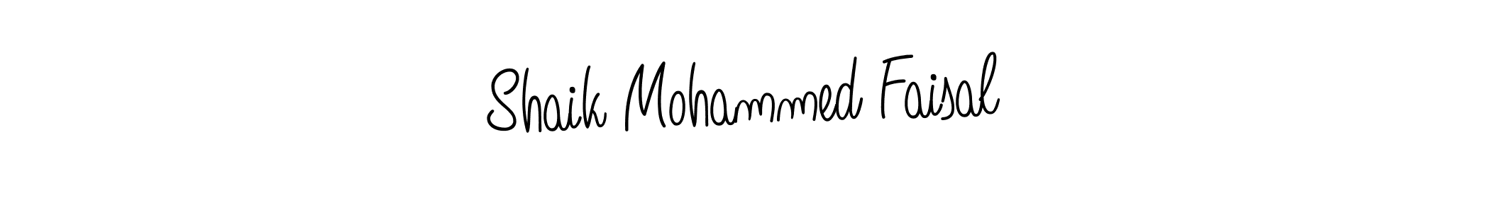 Also we have Shaik Mohammed Faisal name is the best signature style. Create professional handwritten signature collection using Angelique-Rose-font-FFP autograph style. Shaik Mohammed Faisal signature style 5 images and pictures png