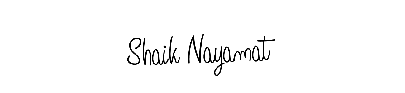 Make a beautiful signature design for name Shaik Nayamat. Use this online signature maker to create a handwritten signature for free. Shaik Nayamat signature style 5 images and pictures png