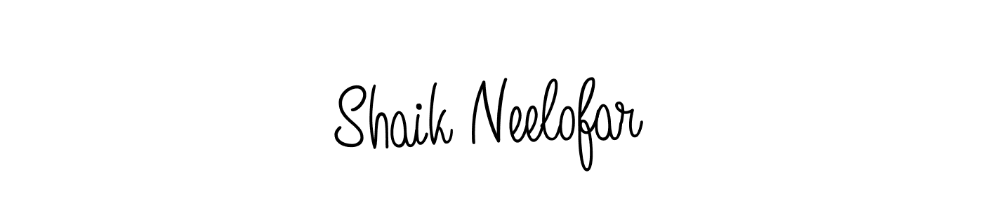 You can use this online signature creator to create a handwritten signature for the name Shaik Neelofar. This is the best online autograph maker. Shaik Neelofar signature style 5 images and pictures png