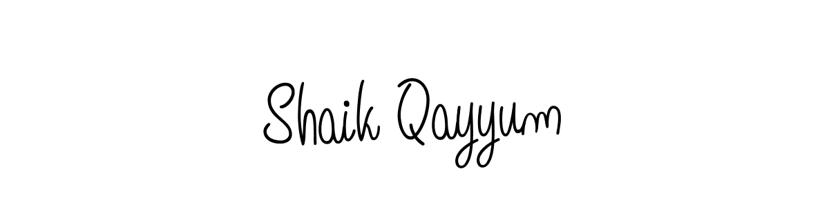 if you are searching for the best signature style for your name Shaik Qayyum. so please give up your signature search. here we have designed multiple signature styles  using Angelique-Rose-font-FFP. Shaik Qayyum signature style 5 images and pictures png