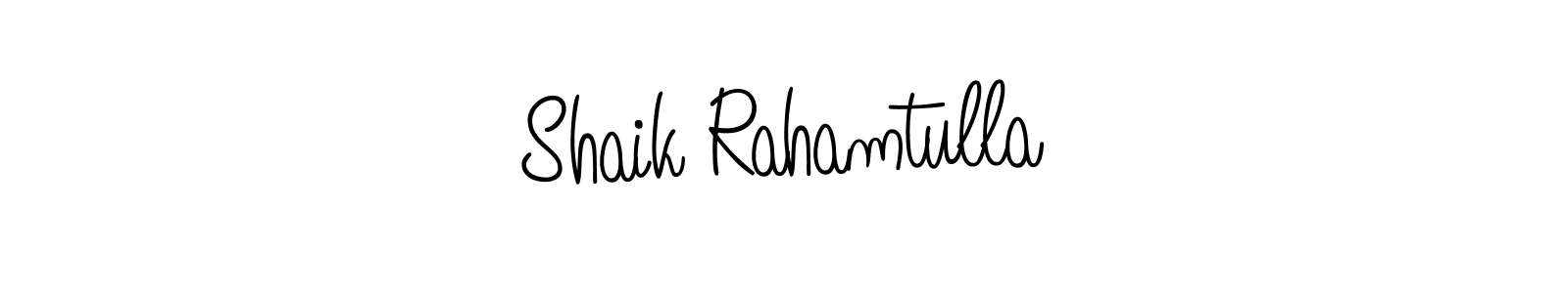 Make a beautiful signature design for name Shaik Rahamtulla. Use this online signature maker to create a handwritten signature for free. Shaik Rahamtulla signature style 5 images and pictures png