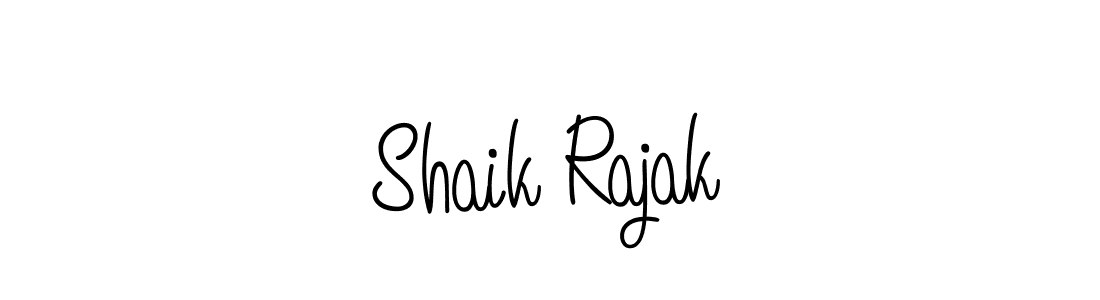 Here are the top 10 professional signature styles for the name Shaik Rajak. These are the best autograph styles you can use for your name. Shaik Rajak signature style 5 images and pictures png