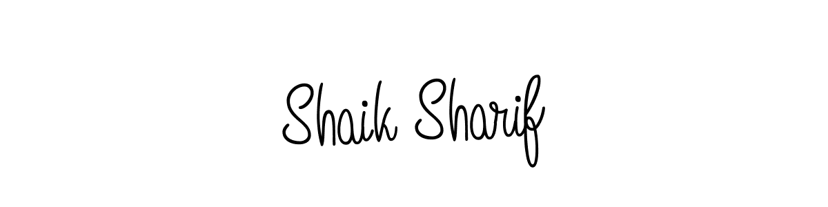 Create a beautiful signature design for name Shaik Sharif. With this signature (Angelique-Rose-font-FFP) fonts, you can make a handwritten signature for free. Shaik Sharif signature style 5 images and pictures png