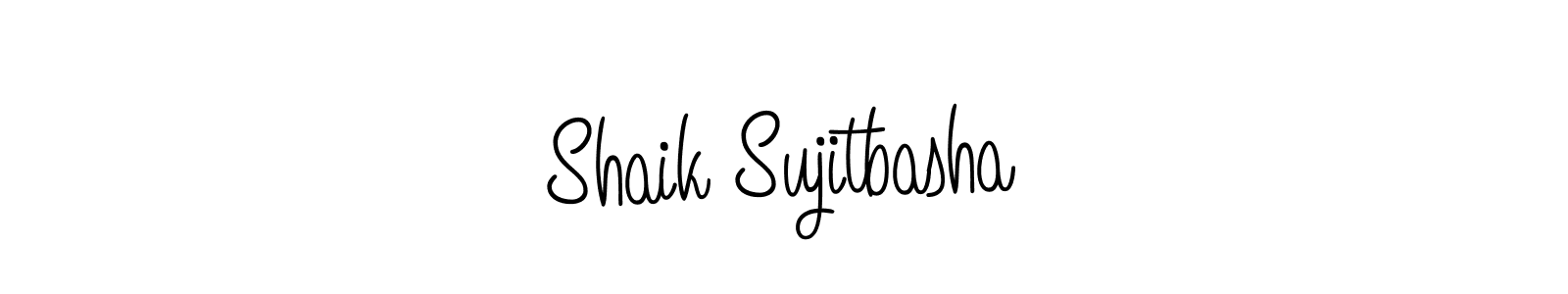 Best and Professional Signature Style for Shaik Sujitbasha. Angelique-Rose-font-FFP Best Signature Style Collection. Shaik Sujitbasha signature style 5 images and pictures png