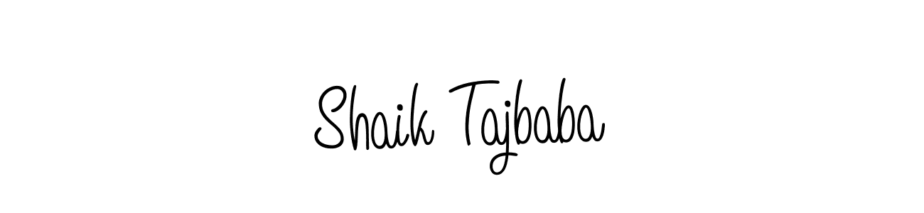 Similarly Angelique-Rose-font-FFP is the best handwritten signature design. Signature creator online .You can use it as an online autograph creator for name Shaik Tajbaba. Shaik Tajbaba signature style 5 images and pictures png