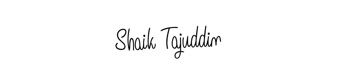 How to make Shaik Tajuddin signature? Angelique-Rose-font-FFP is a professional autograph style. Create handwritten signature for Shaik Tajuddin name. Shaik Tajuddin signature style 5 images and pictures png