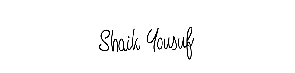 Also You can easily find your signature by using the search form. We will create Shaik Yousuf name handwritten signature images for you free of cost using Angelique-Rose-font-FFP sign style. Shaik Yousuf signature style 5 images and pictures png