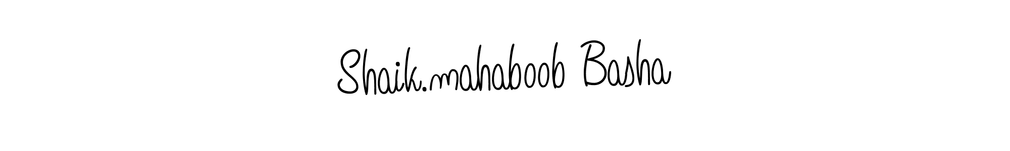 Create a beautiful signature design for name Shaik.mahaboob Basha. With this signature (Angelique-Rose-font-FFP) fonts, you can make a handwritten signature for free. Shaik.mahaboob Basha signature style 5 images and pictures png