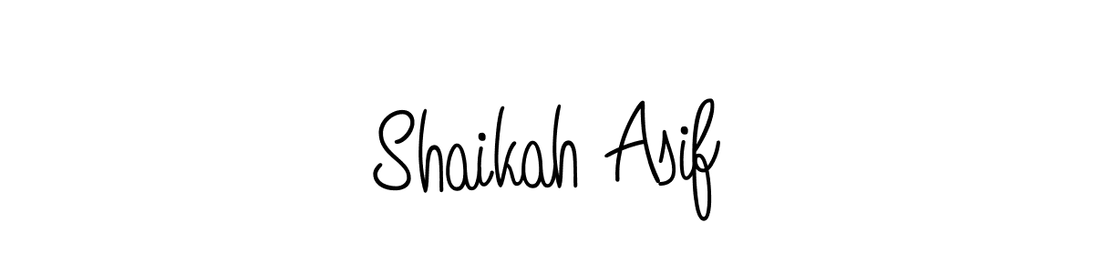 Make a short Shaikah Asif signature style. Manage your documents anywhere anytime using Angelique-Rose-font-FFP. Create and add eSignatures, submit forms, share and send files easily. Shaikah Asif signature style 5 images and pictures png