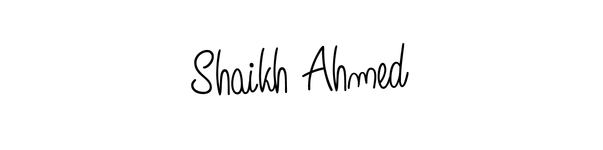 How to make Shaikh Ahmed signature? Angelique-Rose-font-FFP is a professional autograph style. Create handwritten signature for Shaikh Ahmed name. Shaikh Ahmed signature style 5 images and pictures png