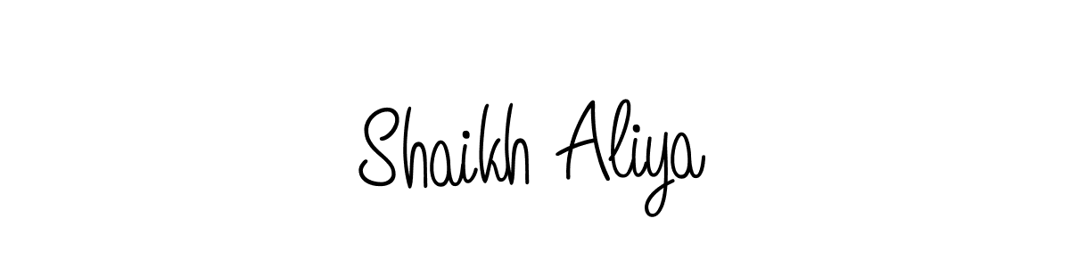 Here are the top 10 professional signature styles for the name Shaikh Aliya. These are the best autograph styles you can use for your name. Shaikh Aliya signature style 5 images and pictures png