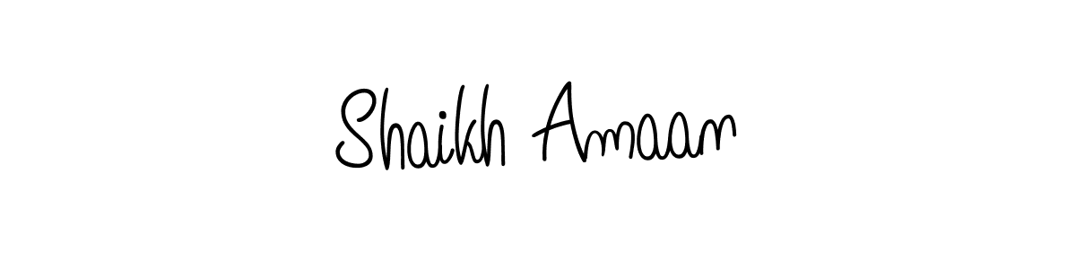 Here are the top 10 professional signature styles for the name Shaikh Amaan. These are the best autograph styles you can use for your name. Shaikh Amaan signature style 5 images and pictures png