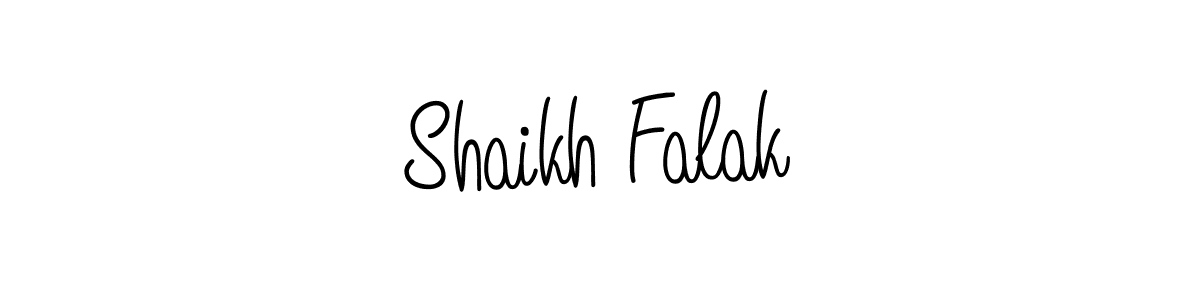 Make a beautiful signature design for name Shaikh Falak. Use this online signature maker to create a handwritten signature for free. Shaikh Falak signature style 5 images and pictures png