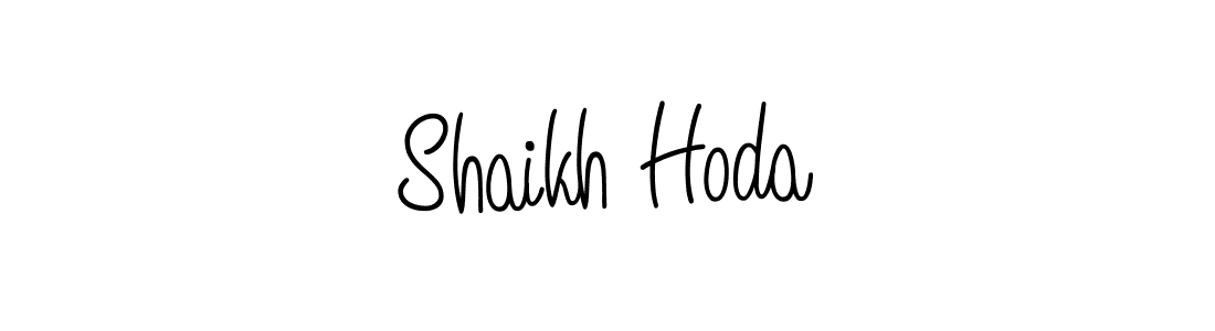 Also You can easily find your signature by using the search form. We will create Shaikh Hoda name handwritten signature images for you free of cost using Angelique-Rose-font-FFP sign style. Shaikh Hoda signature style 5 images and pictures png