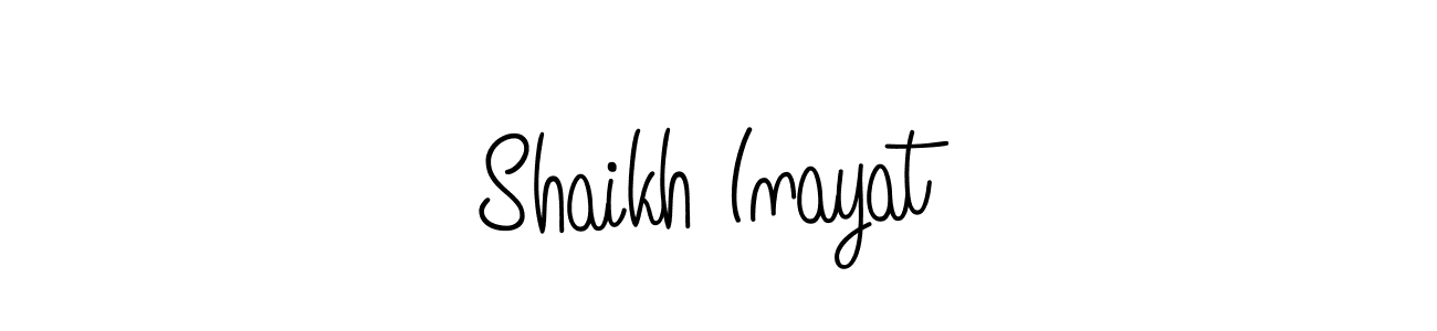 Also You can easily find your signature by using the search form. We will create Shaikh Inayat name handwritten signature images for you free of cost using Angelique-Rose-font-FFP sign style. Shaikh Inayat signature style 5 images and pictures png