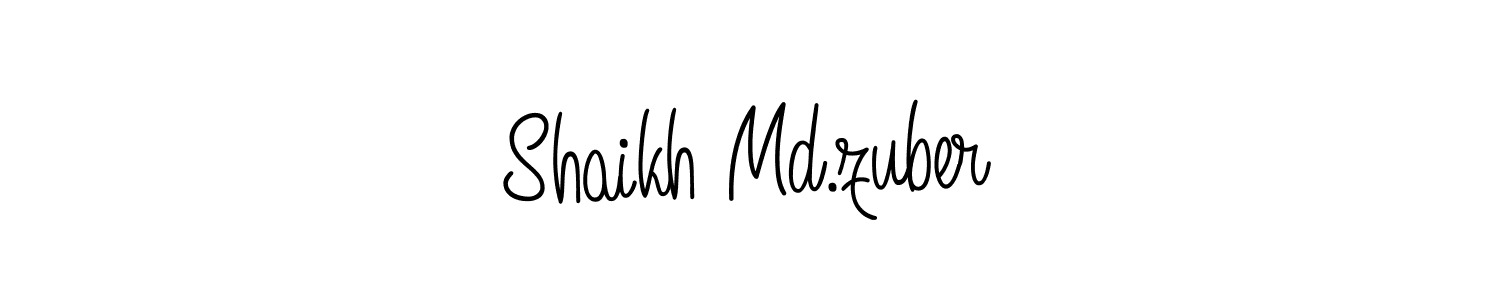 See photos of Shaikh Md.zuber official signature by Spectra . Check more albums & portfolios. Read reviews & check more about Angelique-Rose-font-FFP font. Shaikh Md.zuber signature style 5 images and pictures png